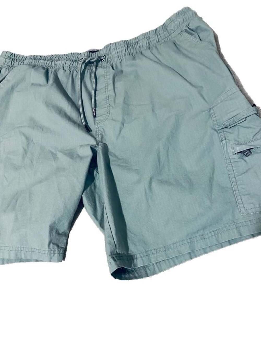 Dogg Supply by Snoop Dogg Men's Elastic Waist Cargo Shorts in Sage Green